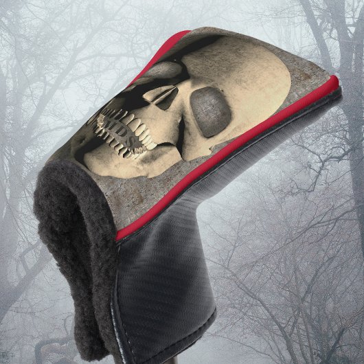 Couvre-club De Golf Skeleton Skull Golf Head Putter Cover