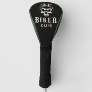 Couvre-club De Golf Skull Club Biker