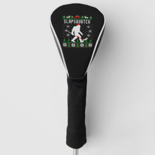 Couvre-club De Golf Slapsquatch Ugly Christmas Hockey Sasquatch Bigfoo