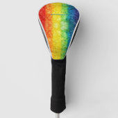 Couvre-club De Golf SlipperyJoe drapeau gay pride couleurs arc-en-ciel (Devant)
