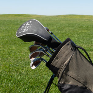 Couvre-club De Golf SlipperyJoe's J'aime les garçons tableau noir sale