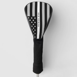 Couvre-club De Golf SME EMT amincissent la ligne blanche monogramme de
