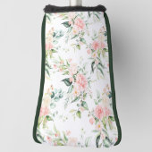 Couvre-club De Golf Soft Pastel Rose Rose Flower Motif (Tourné à 90°)