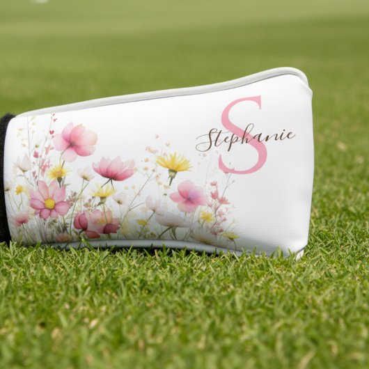 Couvre-club De Golf Soft Wildflower Monogram
