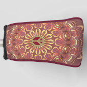 Couvre-club De Golf Soleil bohème Fleur de la Paix (Devant)