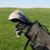 Couvre-club De Golf Soleil désert bleu et beige (In Situ)