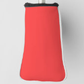 Couvre-club De Golf Solid hot coral red (Tourné à 90°)