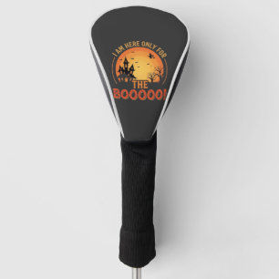 Couvre-club De Golf Sorcière d'Halloween Maison hantée Boo Design_1