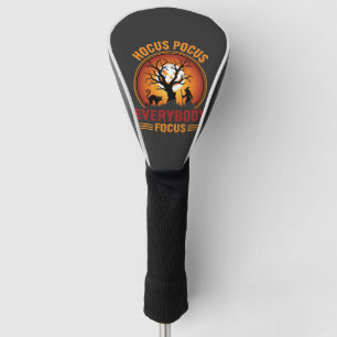 Couvre-club De Golf Sorciers d'Halloween tout le monde se concentre su