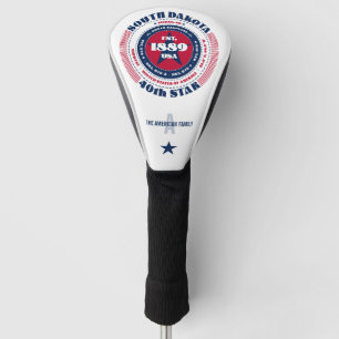 Couvre-club De Golf South Dakota State Circle Custom Golf Head Cover