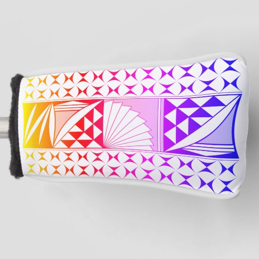 Couvre-club De Golf Southwest Native Sunrise in Rainbow (Devant)