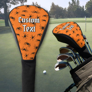 Couvre-club De Golf Spider Silhouettes Motif Golf Head Cover
