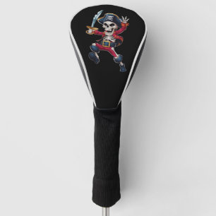 Couvre-club De Golf Squelette de pirate dabant Halloween enfants Jolly
