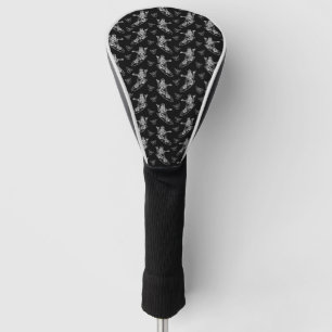 Couvre-club De Golf Squelette drôle surfant Signe Shaka Joyeux Hallowe
