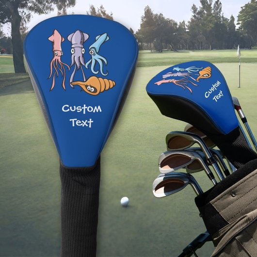 Couvre-club De Golf Squid