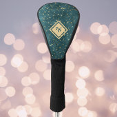 Couvre-club De Golf Stress Night Space Design avec Monogramme Or