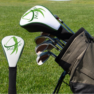 Couvre-club De Golf Stylish Green Named Swing Fête des Pères