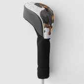 Couvre-club De Golf Super mignon chiot Dachshund (Incliné)