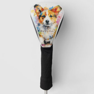 Couvre-club De Golf Super mignonne Welsh Corgi Chien Puppy 001 - Xeno 