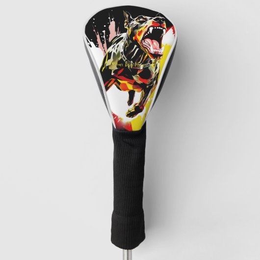 Couvre-club De Golf Superhero Doberman Dog 01 - juge Ignacio (Devant)