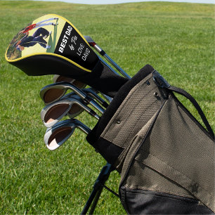 Couvre-club De Golf Swing of Love : Best Papa's Custom Par Black
