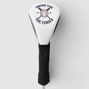 Couvre-club De Golf Swing Pour les clôtures Drôle Amoureux de baseball