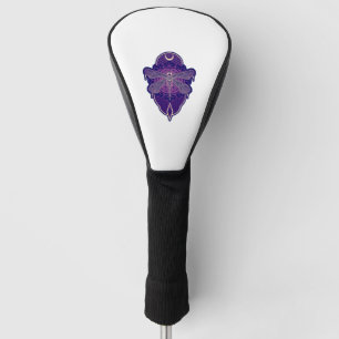 Couvre-club De Golf Symbole de la Fleur Mandala de Vie Géométrique