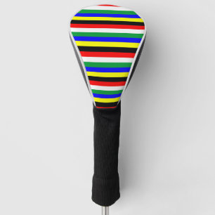 Couvre-club De Golf Symbole des lignes du drapeau sud-africain