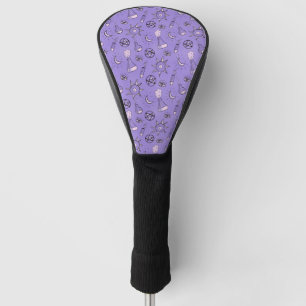 Couvre-club De Golf Symboles occultes de cuisine Motif - Magie mystiqu