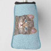Couvre-club De Golf Tabby Gris Peinture Chat - Cute Original Art Chat (Tourné à 90°)
