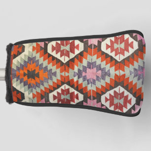 Couvre-club De Golf Tapis Kilim Turc Persan Antique Oriental