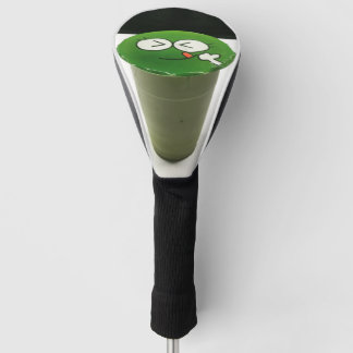 Couvre-club De Golf Tasse de thé au lait de boba matcha Grenouille ver