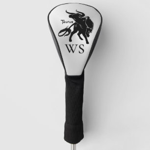Couvre-club De Golf Taurus puissant le Zodiaque Bull initial
