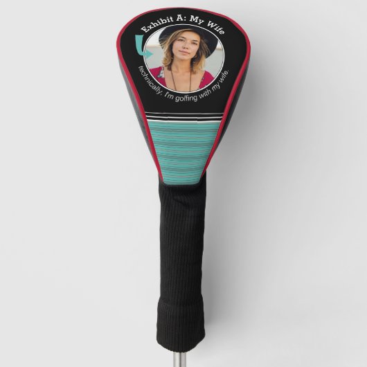 Couvre-club De Golf Techniquement, Je Golf Avec Ma Femme (Devant)