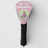 Couvre-club De Golf Tee It Up Grammy Custom Photo Rose (Devant)