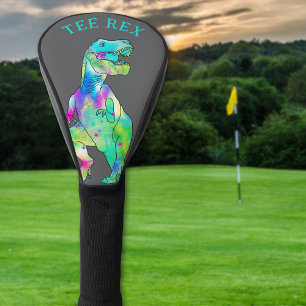 Couvre-club De Golf Tee Rex drôle de dinosaure T-shirt