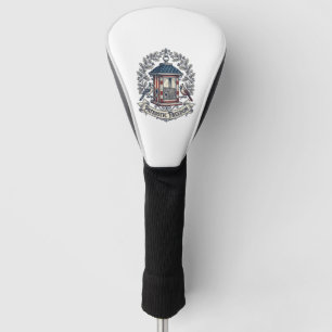 Couvre-club De Golf Tee-shirt graphique vectoriel de mangeoire à oisea