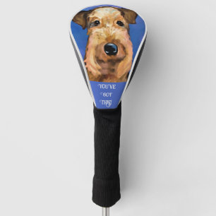 COUVRE-CLUB DE GOLF TERRIER AIREDALE