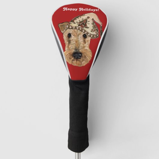 Couvre-club De Golf Terrier Airedale (Devant)