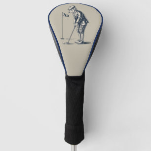 Couvre-club De Golf Térrier de Boston Golf Vintage Chien de Golf Térri
