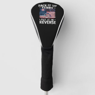 Couvre-club De Golf Terry Recule Mets-le En Marche Arrière Feux D'arti