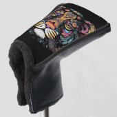 Couvre-club De Golf Tête de tigre géniale (Devant 3/4)