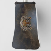 Couvre-club De Golf Tête de tigre, visage, look cuir (Tourné à 90°)