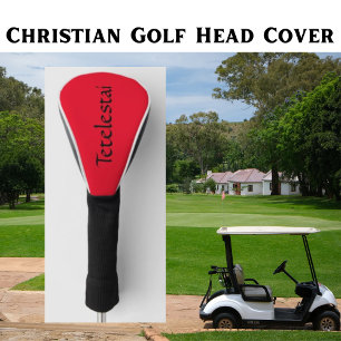 Couvre-club De Golf Tetelestai Red Christian