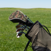 Couvre-club De Golf Texture camouflage marron (In Situ)
