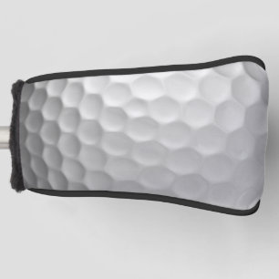Couvre-club De Golf Texture de balle de golf blanche gaufree