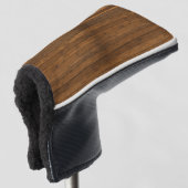 Couvre-club De Golf Texture en bois (Devant 3/4)
