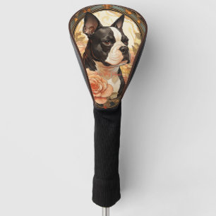 Couvre-club De Golf The Boston Terrier Dog 001 - Natalia Mucha