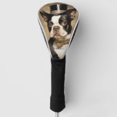 Couvre-club De Golf The Boston Terrier Dog 001 - Odessa Leyendecker (Devant)