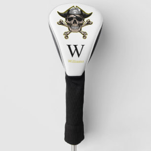 Couvre-club De Golf Thème pirate Fête Peau adulte Monogramme